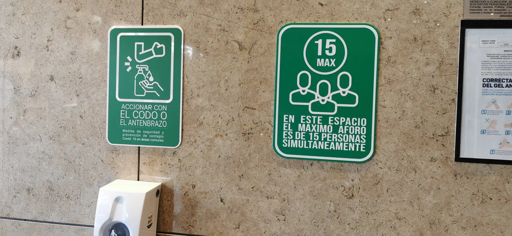 señalizacion para covid 19